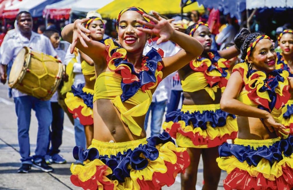 Colombian salsa dance
